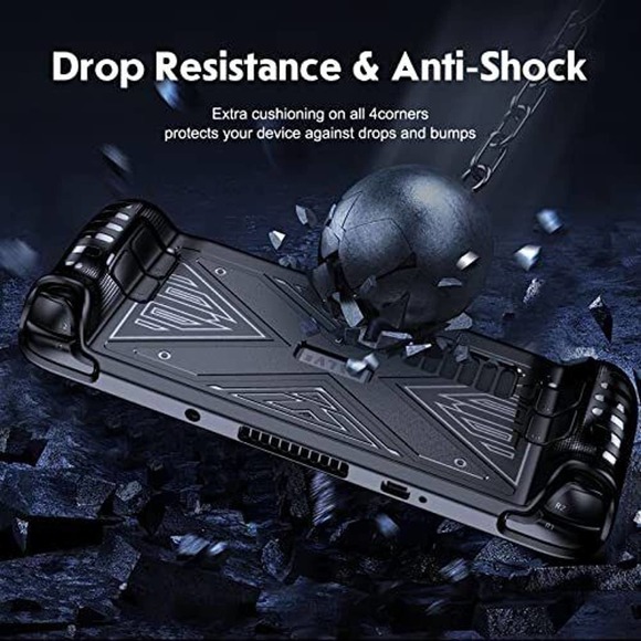 SENQAO Case for Steam Deck, TPU Protective Cover Case Compatible with Steam Dec - Picture 2 of 7